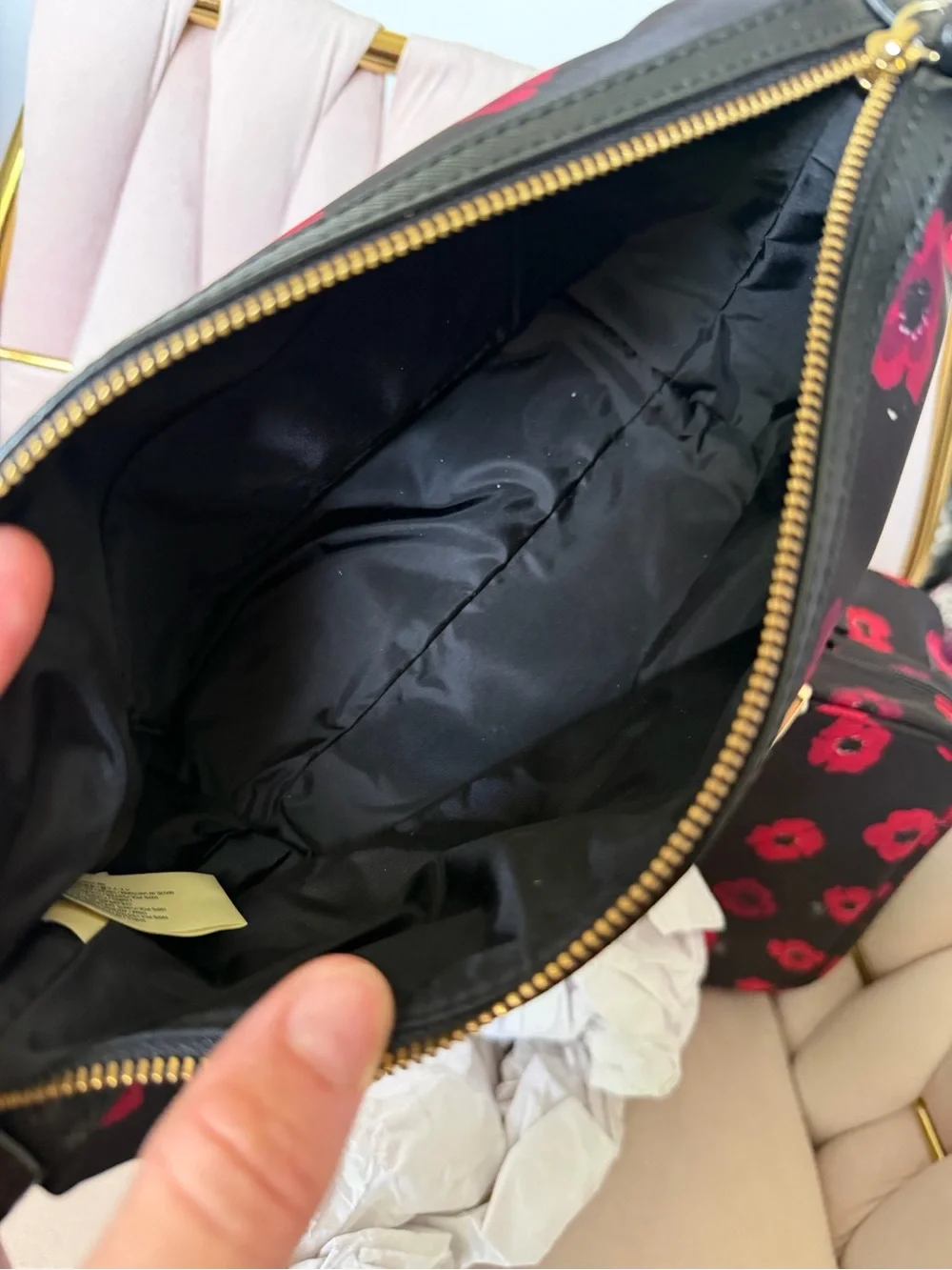NWT Kate Spade Wilson Road Mini Poppy Martie Cosmetic Bag Set 🌹